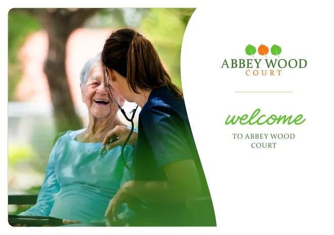 Abbey Wood Court Care Home brochure cover